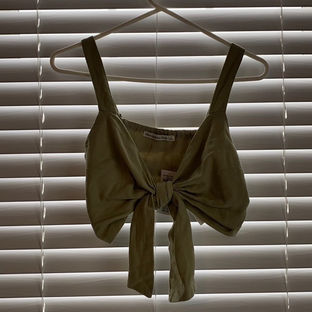 bra top tie shirt